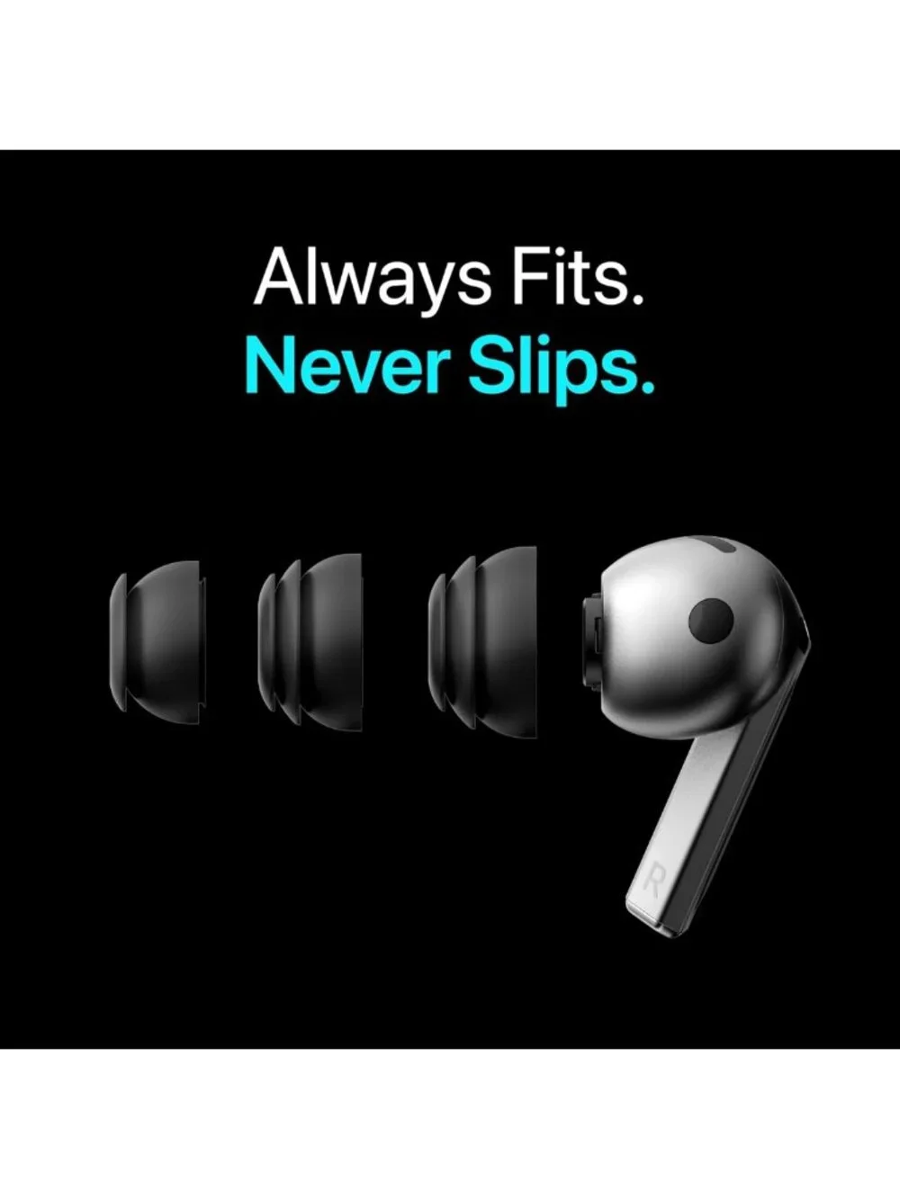 Premium Multi-Flange Eartips for Galaxy Buds3 Pro - Secure Fit, Comfortable